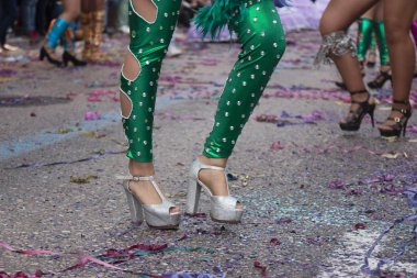 Karnaval geçit Festivali katılımcıları
