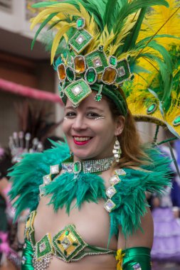 Karnaval geçit Festivali katılımcıları