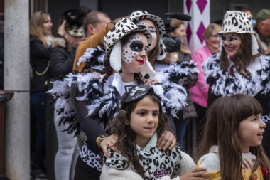 Karnaval geçit Festivali katılımcıları