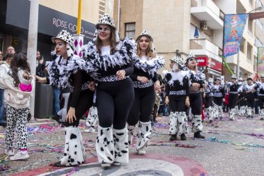 Karnaval geçit Festivali katılımcıları