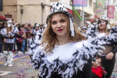Karnaval geçit Festivali katılımcıları