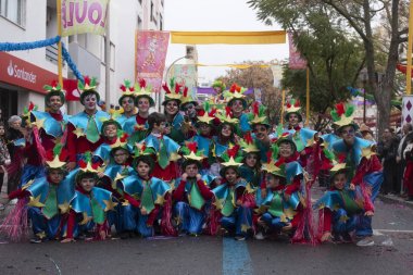 Karnaval geçit Festivali katılımcıları