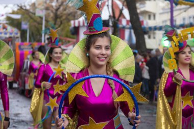 Karnaval geçit Festivali katılımcıları
