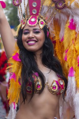 Karnaval geçit Festivali katılımcıları