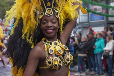 Karnaval geçit Festivali katılımcıları