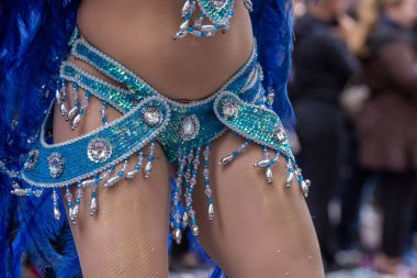 Karnaval geçit Festivali katılımcıları