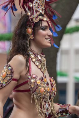 Karnaval geçit Festivali katılımcıları