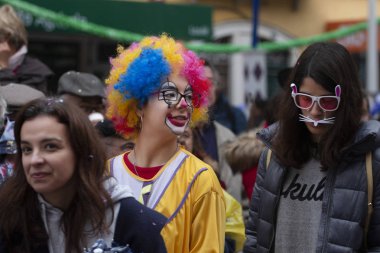 Karnaval geçit Festivali katılımcıları