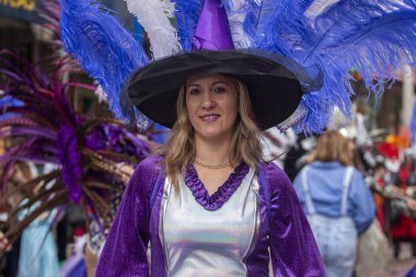 Karnaval geçit Festivali katılımcıları