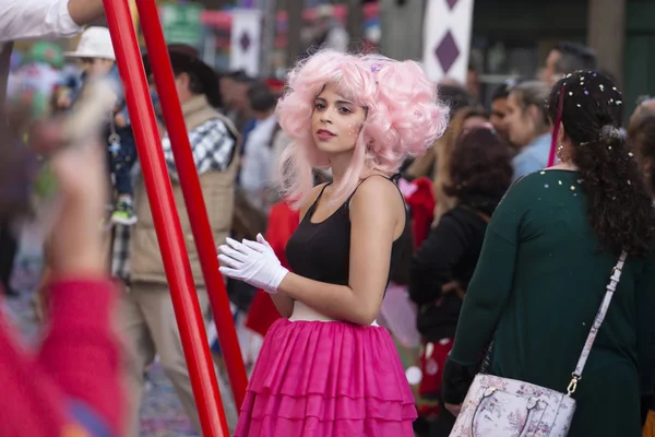 Desfile de carnaval participantes del festival — Foto de Stock