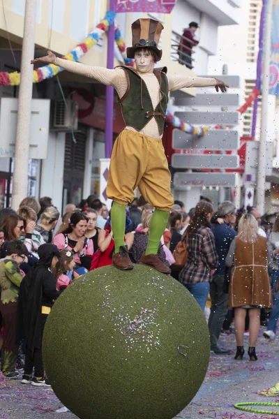 Desfile de carnaval participantes del festival — Foto de Stock