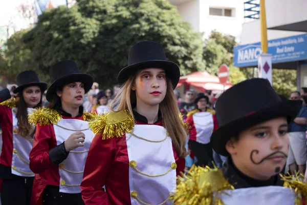 Carnavals Parade festival deelnemers — Stockfoto