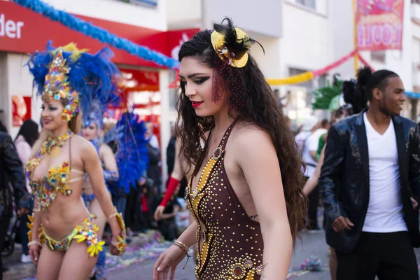 Karnaval geçit Festivali katılımcıları — Stok fotoğraf