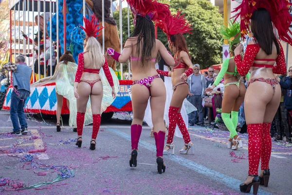 Participants au festival de défilé de carnaval — Photo