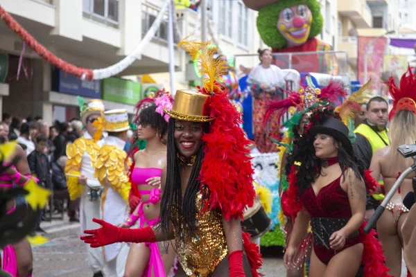 Carnival parade festival participants — Stock Photo, Image