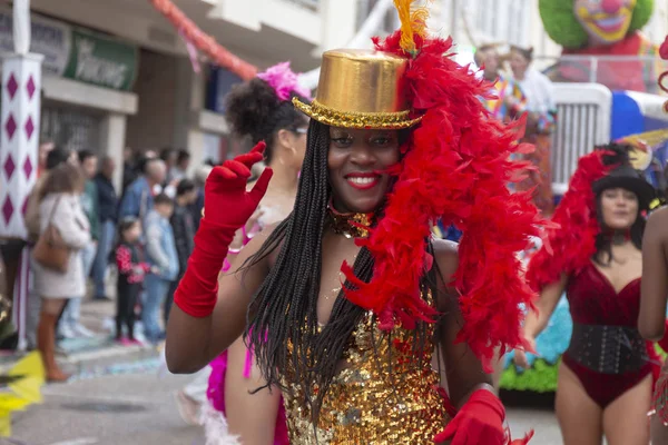 Participants au festival de défilé de carnaval — Photo