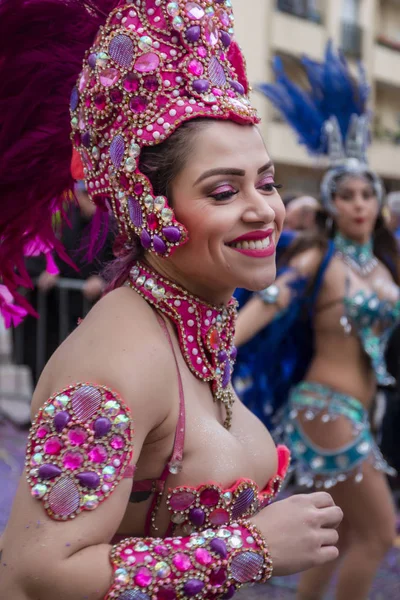 Carnavals Parade festival deelnemers — Stockfoto