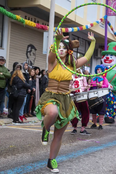 Participants au festival de défilé de carnaval — Photo