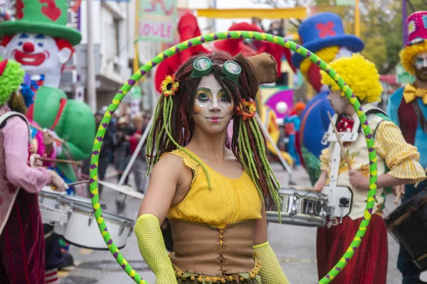 Desfile de carnaval participantes del festival — Foto de Stock