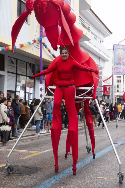 Desfile de carnaval participantes del festival — Foto de Stock