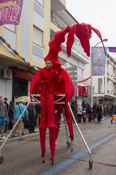 Carnival parade festival participants — Stock Photo, Image