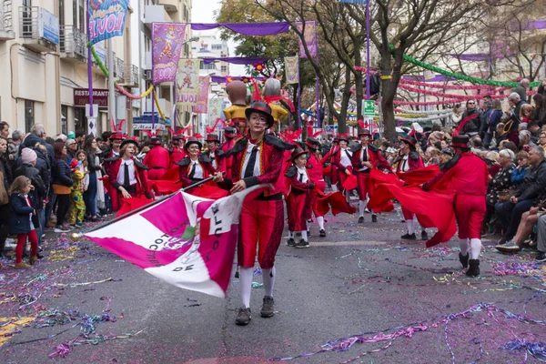 狂欢节游行节参与者 — 图库照片