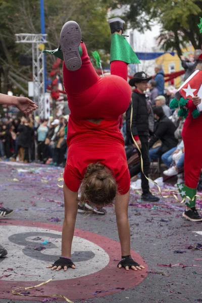 Carnival parade festival participants — Stock Photo, Image