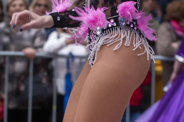 Carnival parade festival participants — Stock Photo, Image