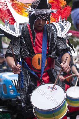 Karnaval geçit Festivali katılımcıları