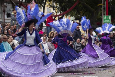 Karnaval geçit Festivali katılımcıları