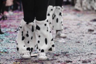 Karnaval geçit Festivali katılımcıları