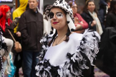 Karnaval geçit Festivali katılımcıları