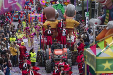 Karnaval geçit Festivali katılımcıları