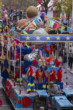 Karnaval geçit Festivali katılımcıları
