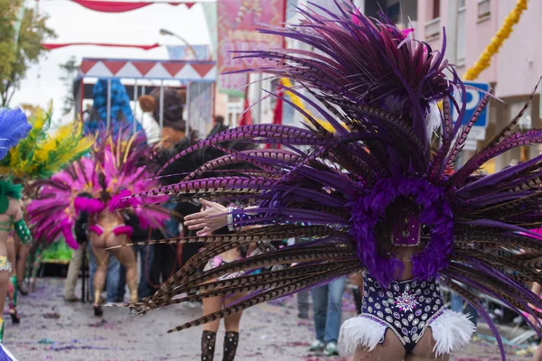 Karnevalsumzug-Teilnehmer — Stockfoto