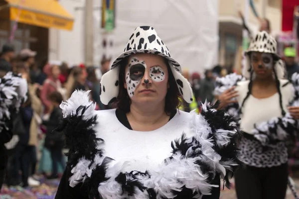 Carnavals Parade festival deelnemers — Stockfoto