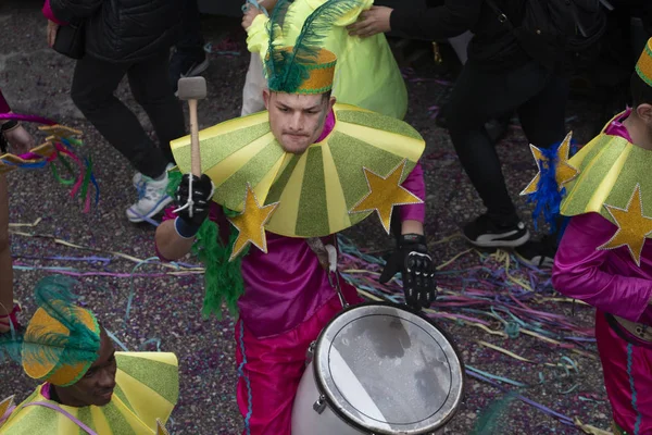 Carnival parade festival participants — Stock Photo, Image