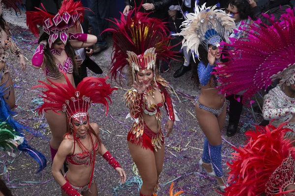 Desfile de carnaval participantes del festival —  Fotos de Stock