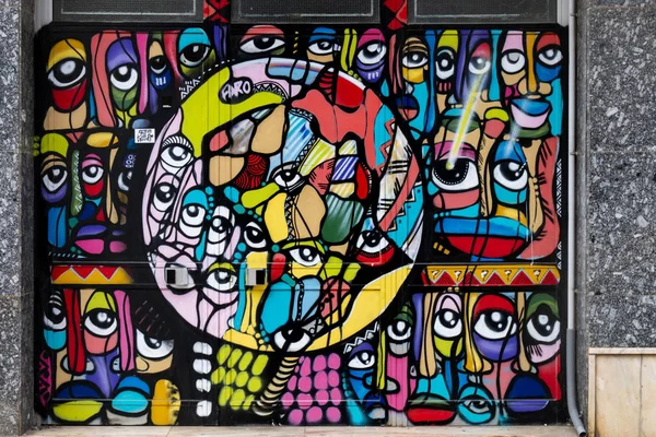 Graffiti arte mural — Foto de Stock