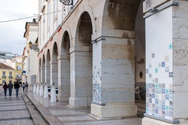 Faro şehrinde tarihi plaza