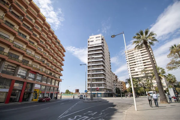 Ruas da cidade de Huelva — Fotografia de Stock