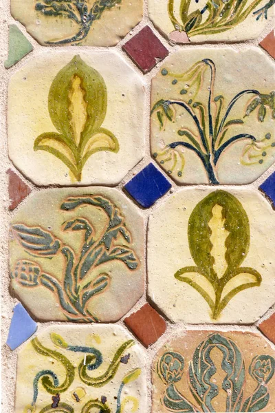 Испанская плитка azulejo — стоковое фото