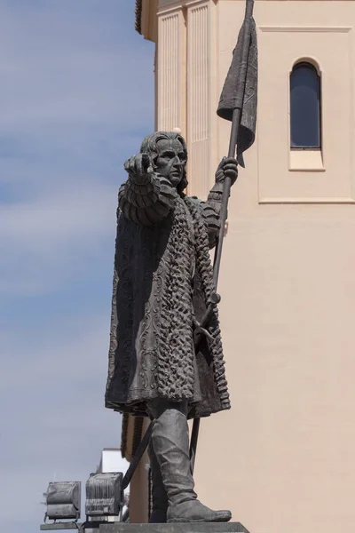 Plaza de las Monjas statue — Stock Photo, Image