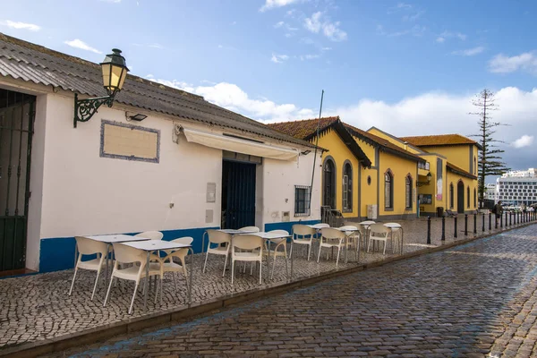 Ruas no centro da cidade de Faro — Fotografia de Stock