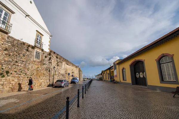 Ulice ve městě Faro — Stock fotografie