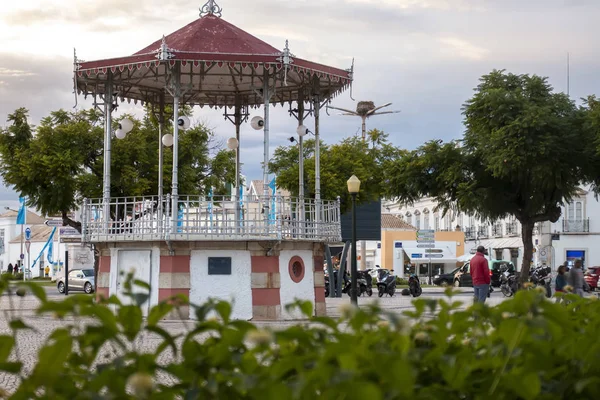 Vackra historiska lusthus i Faro stad — Stockfoto