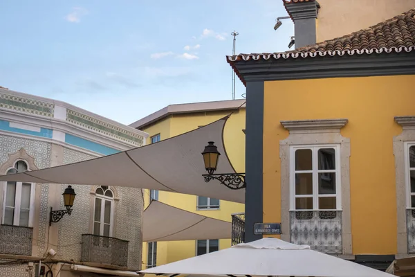 Rua típica da cidade de Faro — Fotografia de Stock