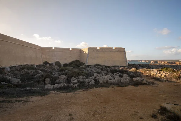 Fortress in Ponta de Sagres — Stock Photo, Image