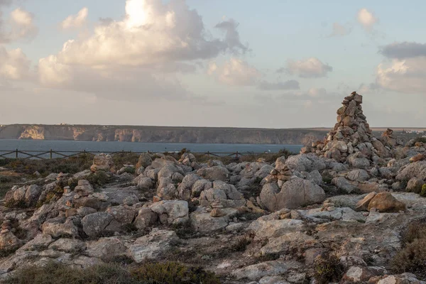 Paisaje de la costa de Sagres — Foto de Stock