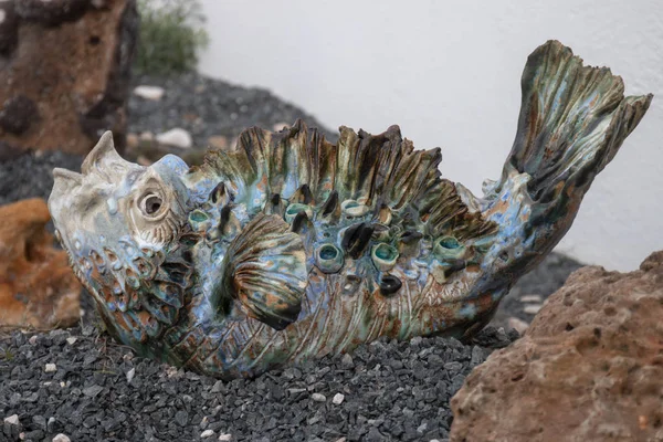 Esculturas de detalhes temáticos do oceano — Fotografia de Stock
